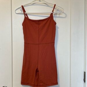 Wilfred One Piece Bodysuit in a rust colour